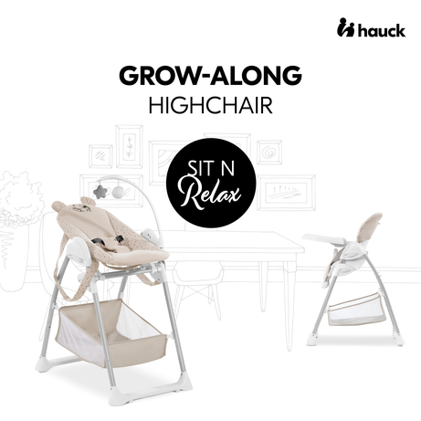 SILLA ALTA HAUCK SIT'N RELAX MULTI DOTS SAND EN OFERTA