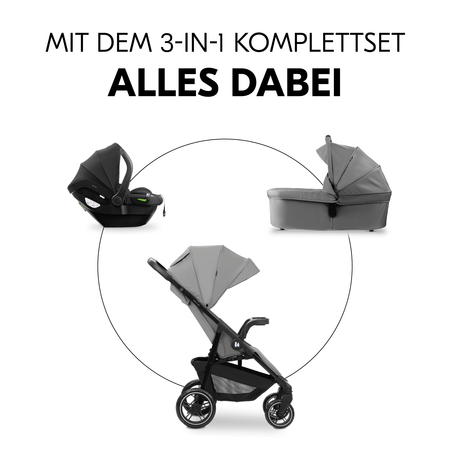 Mit dem 3-in-1 Komplettset alles dabei