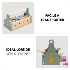 Facile à transporter grâce à la poignée pratique