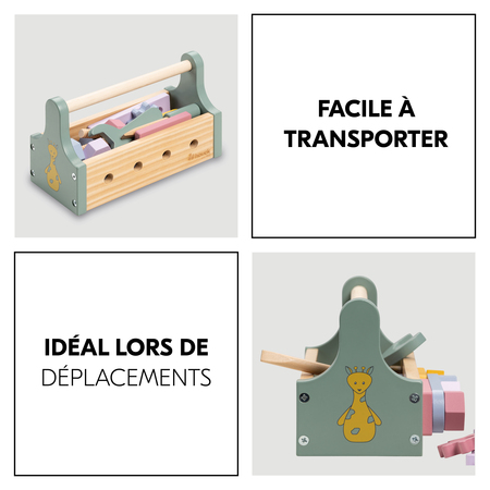 Facile à transporter grâce à la poignée pratique