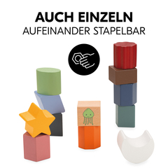Bausteine aufeinander stapelbar