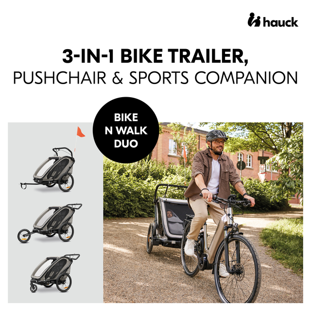 Bike trailer pushchair new arrivals