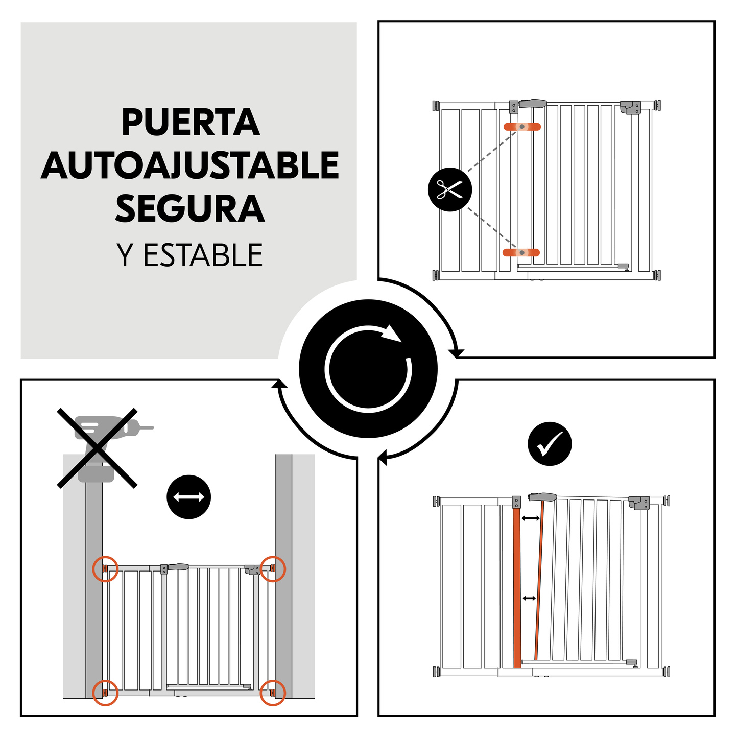 Clear Step Autoclose 2 Set +21 cm