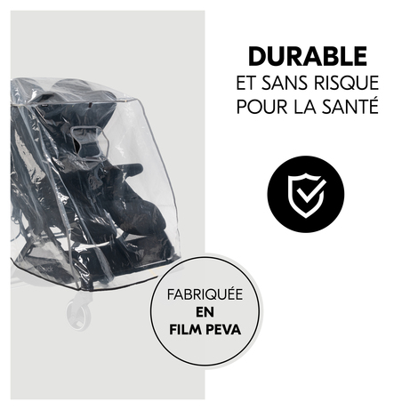 Habillage pluie poussette double hauck deals
