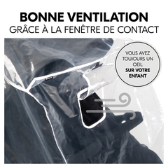Bonne aération et contact visuel avec votre bébé