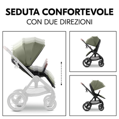 Seduta confortevole in due direzioni di marcia