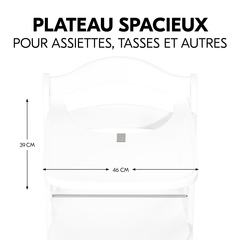 Beaucoup de place pour manger et jouer