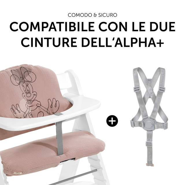 Highchair Pad Select  Minnie Mouse Rose