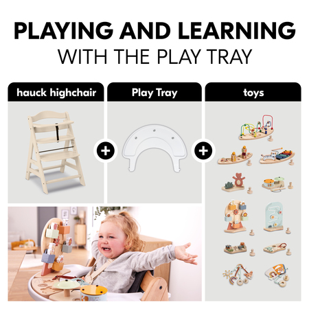 Fun playing and learning with the play tray