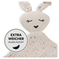 Extra weicher, sanfter Musselinstoff 