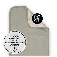 Einfach abwischbar dank wasserabweisendem Material