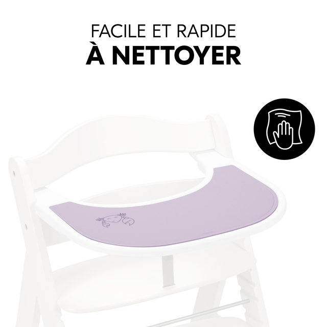 Highchair Tray Mat Crab Lavender