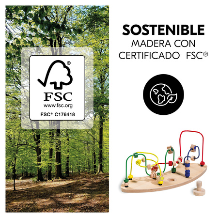 Accesorio de juego de madera sostenible