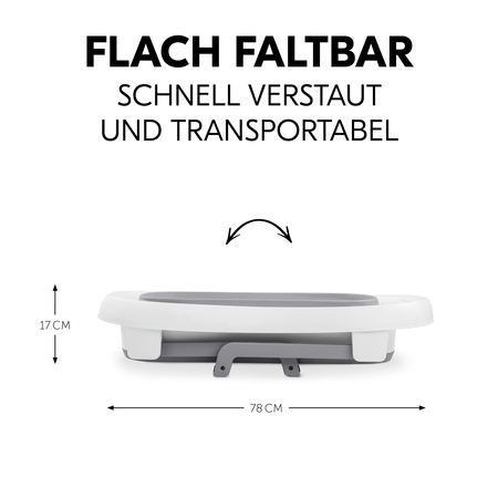 Flach faltbar, schnell verstaut und transportabel