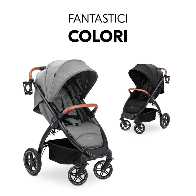 Uptown Black Melange Grey