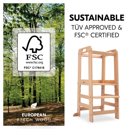 Sustainable, TÜV approved and FSC® certified