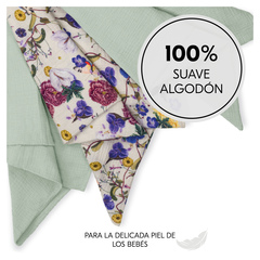 100% algodón suave para una piel suave de bebé