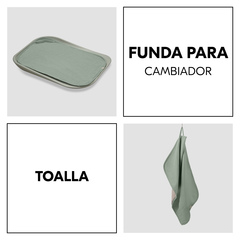 Funda para cambiador y toalla en uno