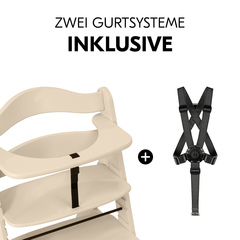 Erhöhte Sicherheit dank mitgelieferten Gurtsystemen