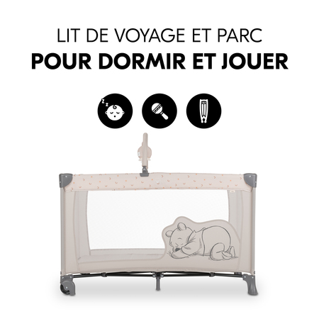 Lit de voyage et parc tout-en-un