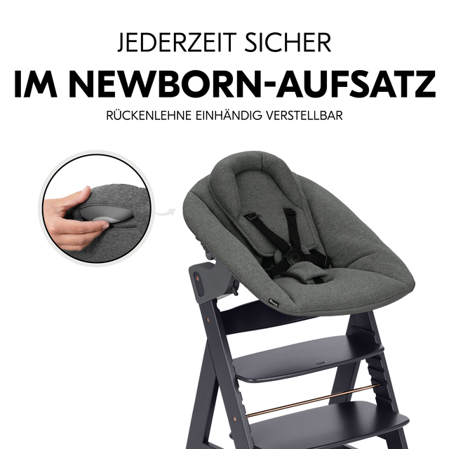 Alpha Newborn Set Plus  Dark Grey