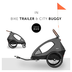 Bike trailer & buggy in one