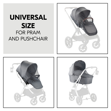 Universal size for pushchairs and strollers