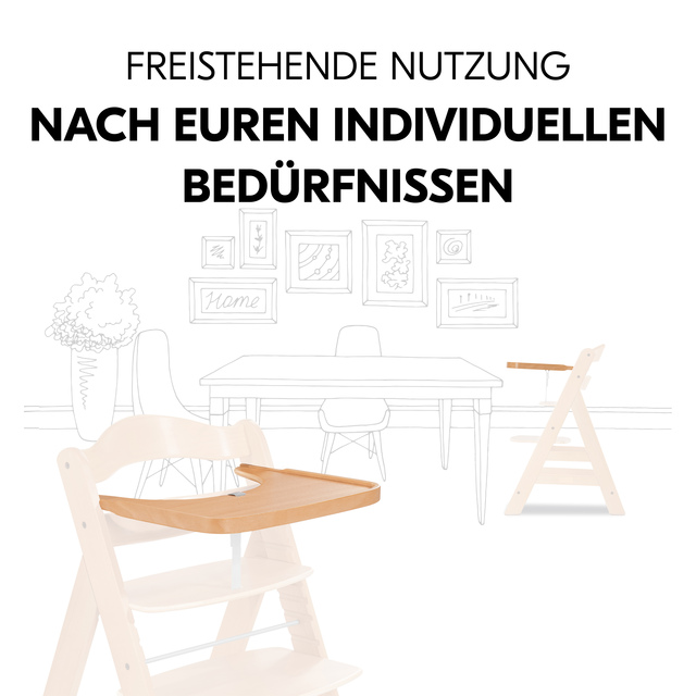 Alpha wooden tray Natural