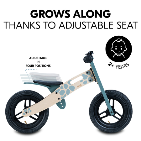 Grows with the child thanks to adjustable seat