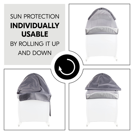 Sun protection individually usable