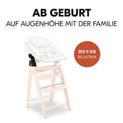 Schon ab Geburt am Tisch dabei