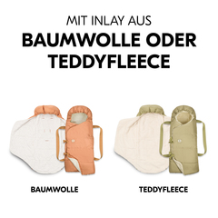 Mit Inlay aus Baumwolle oder Teddyfleece