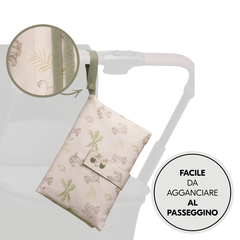 Facile da fissare al passeggino grazie al passante