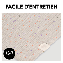 Facile d'entretien et lavable à 60° C