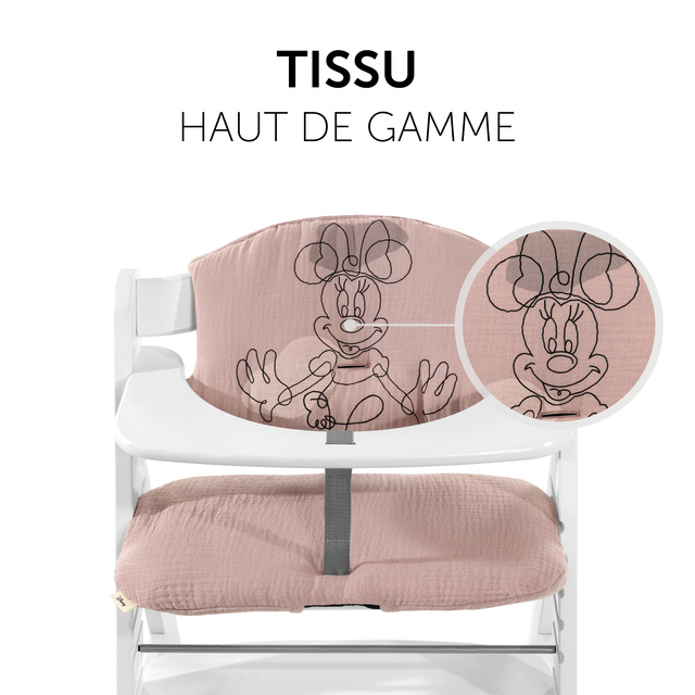 Highchair Pad Select  Minnie Mouse Rose