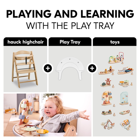 Playing and learning fun with the play tray