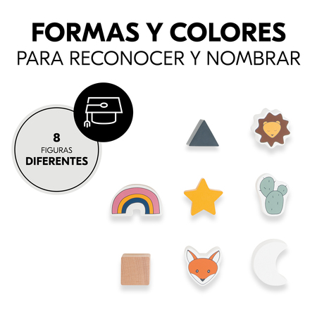 Para reconocer y nombrar formas y colores