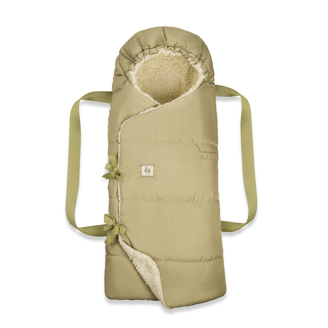 Carry N Play Teddy Fleece Green