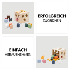 Bausteine einfach wieder herausnehmbar