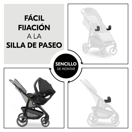 Fácil de colocar en la silla de paseo