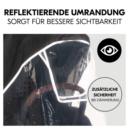 Sichtbarkeit erhöht dank reflektierender Umrandung