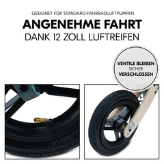 Angenehmes Fahren dank Luftbereifung