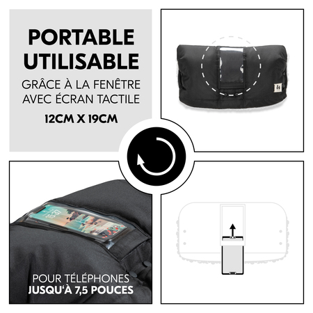 Écran transparent et tactile pour le portable