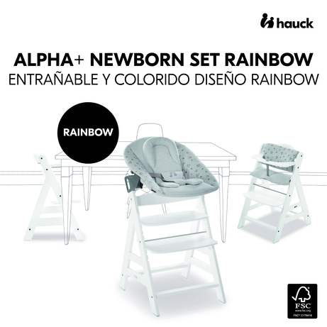 Comprar Trona Alpha + Newborn Set Deluxe Hauck ✓ MEJOR PRECIO