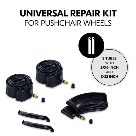 Universal repair kit for pushchair wheels