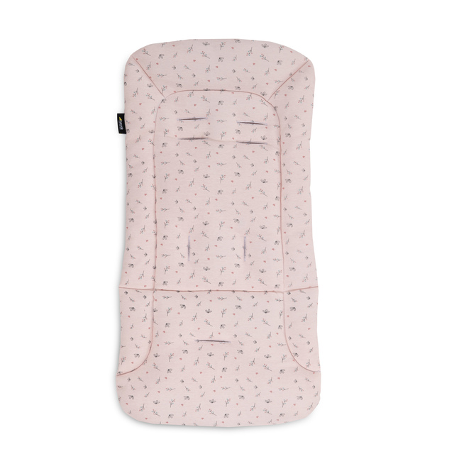Pushchair Seat Liner  Flowers Rose