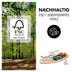 Spielaufsatz aus nachhaltigem Holz