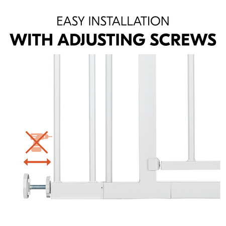 Clamping gate with pressure fastening