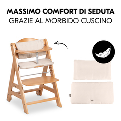 Seduta confortevole grazie al morbido cuscino