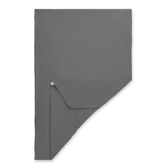 Travel Bed Mattress Cover Dark Grey